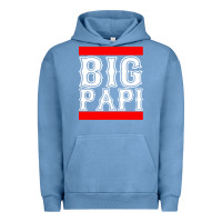 Pigment Pebble Blue big papi Urban Hoodie - artisFamous