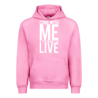 Fuchsia Pink come with me if you want to live Urban Hoodie - artisFamous