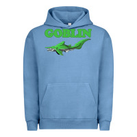 Pigment Pebble Blue goblin shark t shirt   i love goblin shark shirt ugly animal Urban Hoodie - artisFamous
