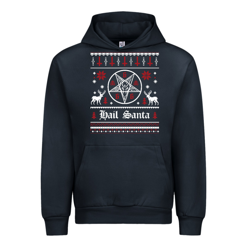 Hail Santa Ugly Christmas Sweater   Sweatshirt Urban Hoodie by artisFamous | Teevron