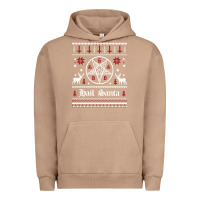 Pigment Burro hail santa ugly christmas sweater   sweatshirt Urban Hoodie - artisFamous