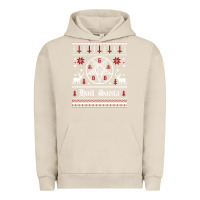 Pigment French Oak hail santa ugly christmas sweater   sweatshirt Urban Hoodie - artisFamous