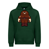 Forest Green juggernaut chibi Urban Hoodie - artisFamous