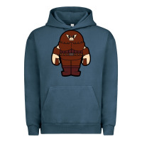 Pigment Midnight Navy juggernaut chibi Urban Hoodie - artisFamous
