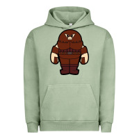 Pigment Oil Green juggernaut chibi Urban Hoodie - artisFamous