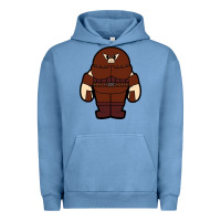 Pigment Pebble Blue juggernaut chibi Urban Hoodie - artisFamous