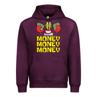 Mauve Wine mr krabs love money Urban Hoodie - artisFamous