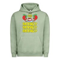 Pigment Oil Green mr krabs love money Urban Hoodie - artisFamous