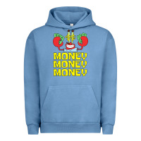 Pigment Pebble Blue mr krabs love money Urban Hoodie - artisFamous