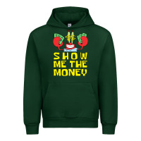 Forest Green mr krabs show me the money Urban Hoodie - artisFamous