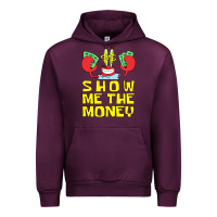 Mauve Wine mr krabs show me the money Urban Hoodie - artisFamous