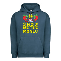 Pigment Midnight Navy mr krabs show me the money Urban Hoodie - artisFamous