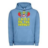 Pigment Pebble Blue mr krabs show me the money Urban Hoodie - artisFamous