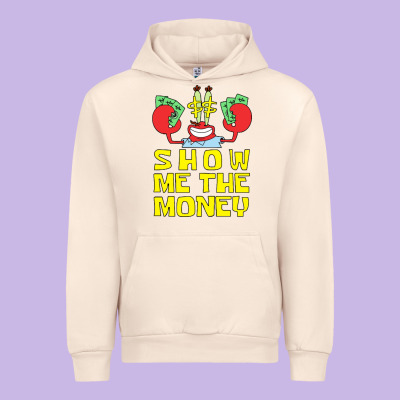 Mr Krabs Show Me The Money Urban Hoodie Designed By Artisfamous