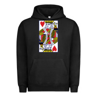 Pigment Black king of hearts Urban Hoodie - artisFamous