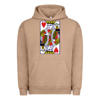 Pigment Burro king of hearts Urban Hoodie - artisFamous