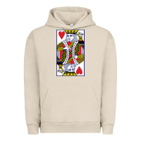 Pigment French Oak king of hearts Urban Hoodie - artisFamous