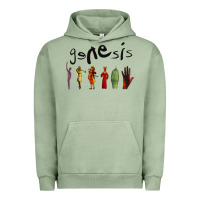Pigment Oil Green GENESIS Urban Hoodie - artisFamous