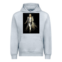 Heather Grey adam lambert 01 Urban Hoodie - artisFamous