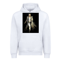 White adam lambert 01 Urban Hoodie - artisFamous