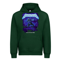 Forest Green blast the lightning Urban Hoodie - artisFamous
