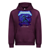 Mauve Wine blast the lightning Urban Hoodie - artisFamous