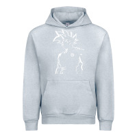 Heather Grey Goku Urban Hoodie - artisFamous