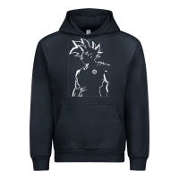 Navy Goku Urban Hoodie - artisFamous