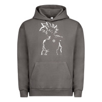 Pigment Tornado Goku Urban Hoodie - artisFamous