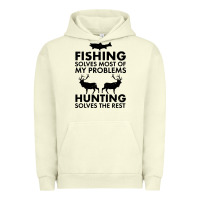 Pigment Pistachio funny fishing and hunting Urban Hoodie - artisFamous