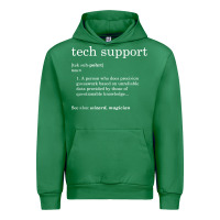 Emerald funny tech support definition Urban Hoodie - artisFamous