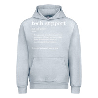 Heather Grey funny tech support definition Urban Hoodie - artisFamous