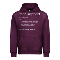 Mauve Wine funny tech support definition Urban Hoodie - artisFamous