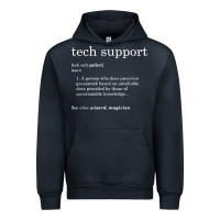 Navy funny tech support definition Urban Hoodie - artisFamous