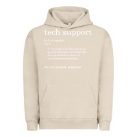 Pigment French Oak funny tech support definition Urban Hoodie - artisFamous