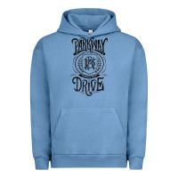 Pigment Pebble Blue Essential Design Urban Hoodie - artisFamous