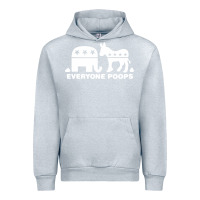 Heather Grey everyone poops Urban Hoodie - artisFamous