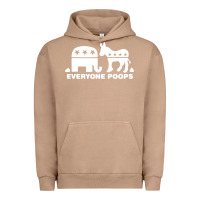 Pigment Burro everyone poops Urban Hoodie - artisFamous