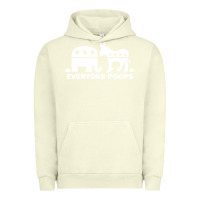 Pigment Pistachio everyone poops Urban Hoodie - artisFamous
