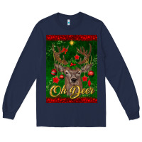 Navy oh deer car air freshener Long Sleeve Tee - BundleAndBundleShop