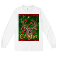 White oh deer car air freshener Long Sleeve Tee - BundleAndBundleShop