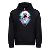 Black bichons frise dog vintage Urban Hoodie - artisFamous