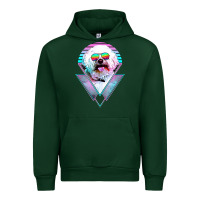 Forest Green bichons frise dog vintage Urban Hoodie - artisFamous