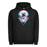 Pigment Black bichons frise dog vintage Urban Hoodie - artisFamous