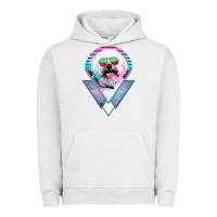 Pigment Lunar Rock bichons frise dog vintage Urban Hoodie - artisFamous
