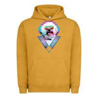 Pigment Peanut Butter bichons frise dog vintage Urban Hoodie - artisFamous
