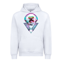 White bichons frise dog vintage Urban Hoodie - artisFamous