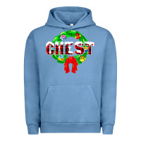 Pigment Pebble Blue chest nuts Urban Hoodie - artisFamous