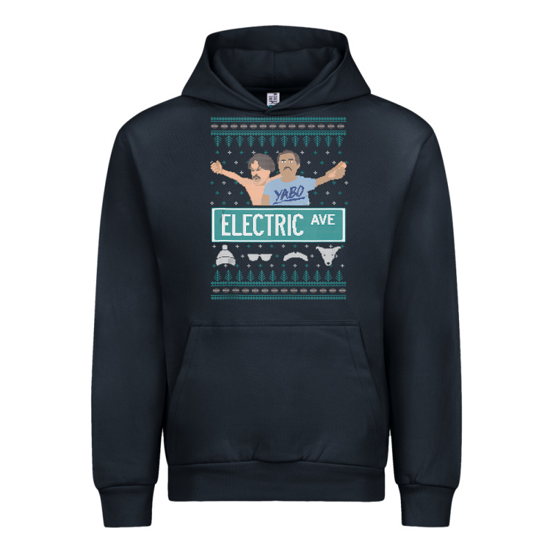 Pardon My Take Electric Avenue Ugly Christmas Sweater Urban Hoodie by artisFamous | Teevron