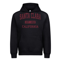 Black santa clara cali ca vintage athletic sports design Urban Hoodie - artisFamous